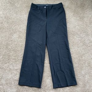 LOFT curvy trouser boot cut business black pants